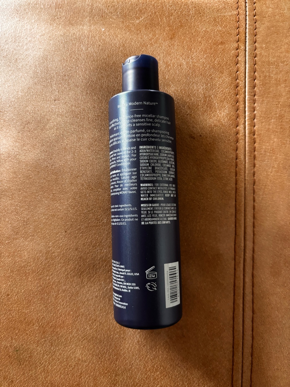 Monat Soothing Micellar Shampoo Delicate Hair Sensitive Scalp 8 fl oz NEW - Picture 2 of 2